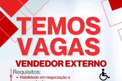 Vaga para Vendedor Externo