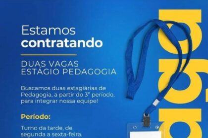 Vagas de Estágio para Pedagogia