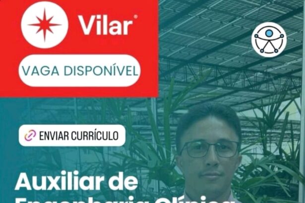 Vaga para Auxiliar de Engenharia Clínica