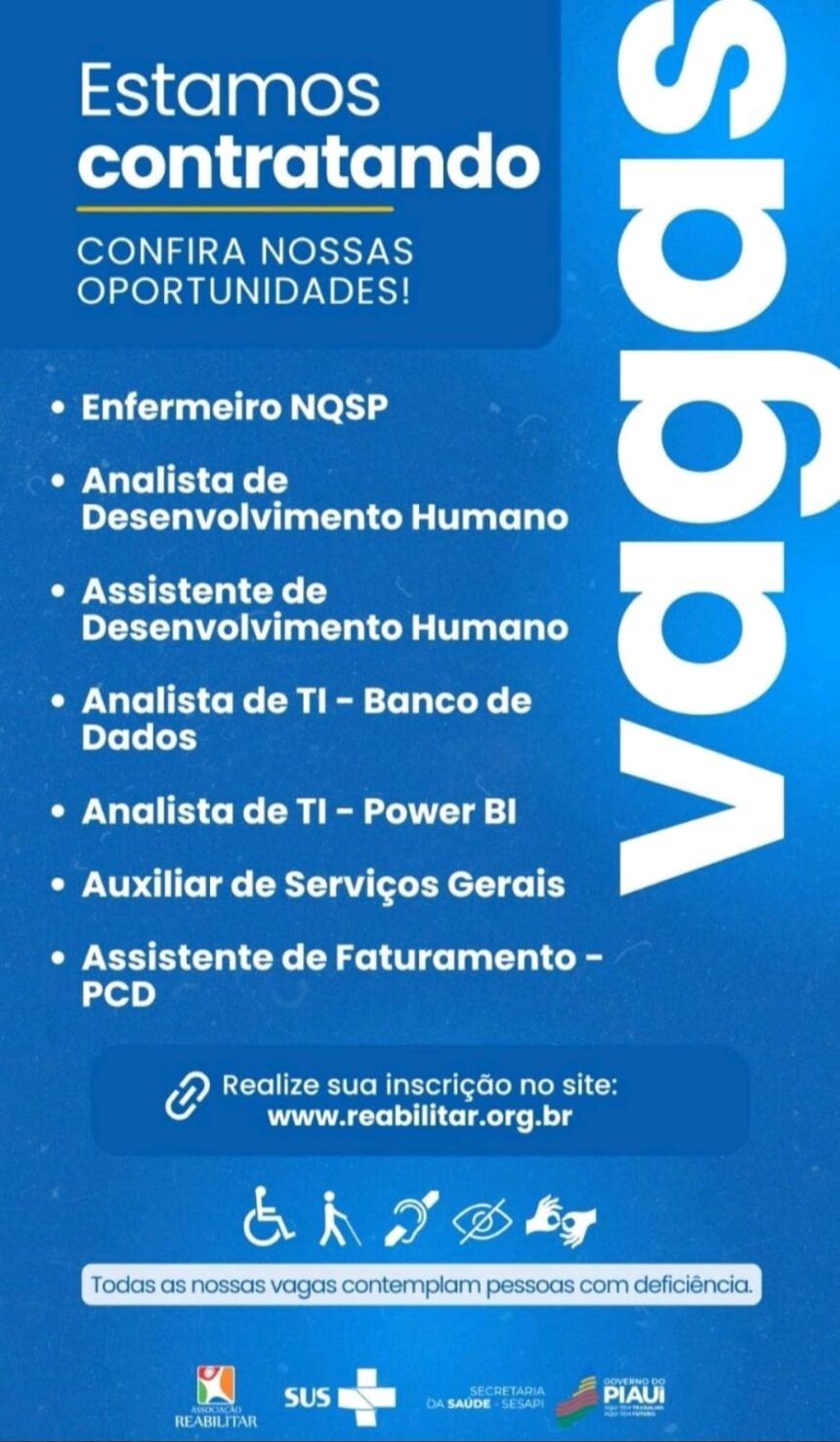 Diversas vagas