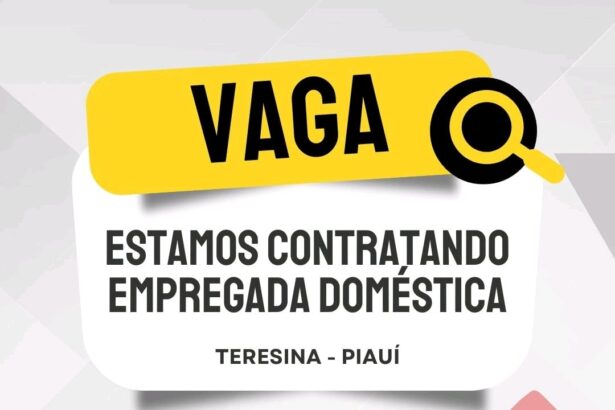 Vaga para Empregada Doméstica