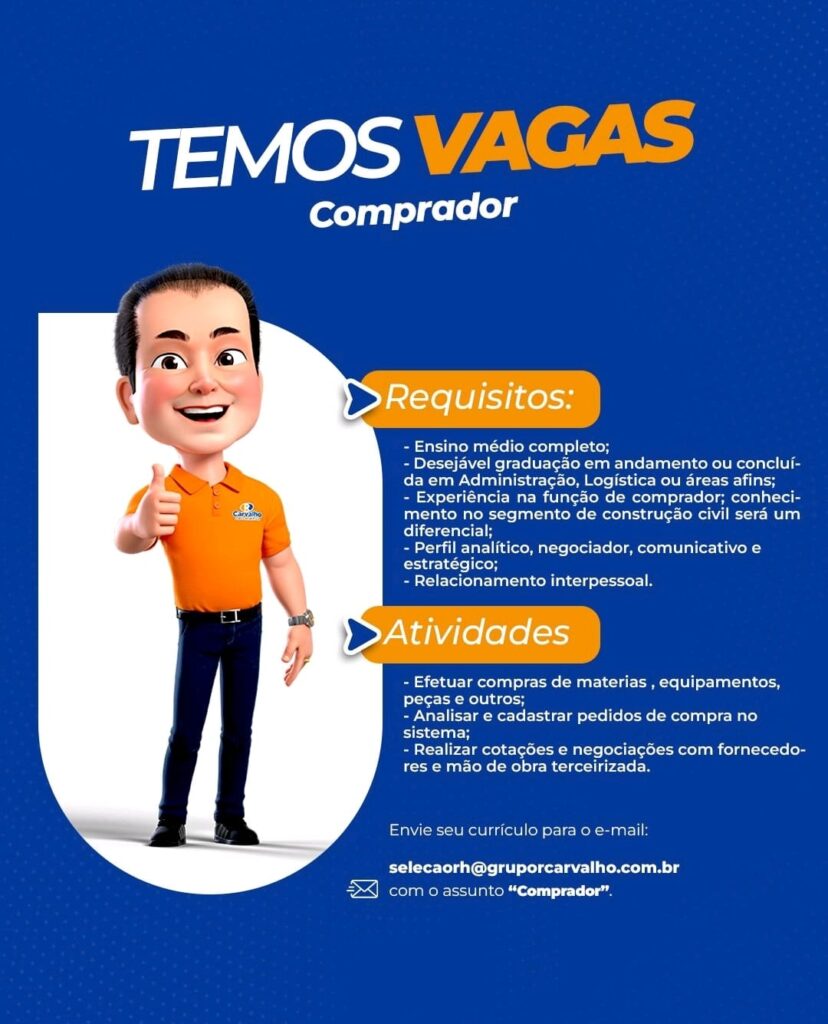 Vaga para Comprador