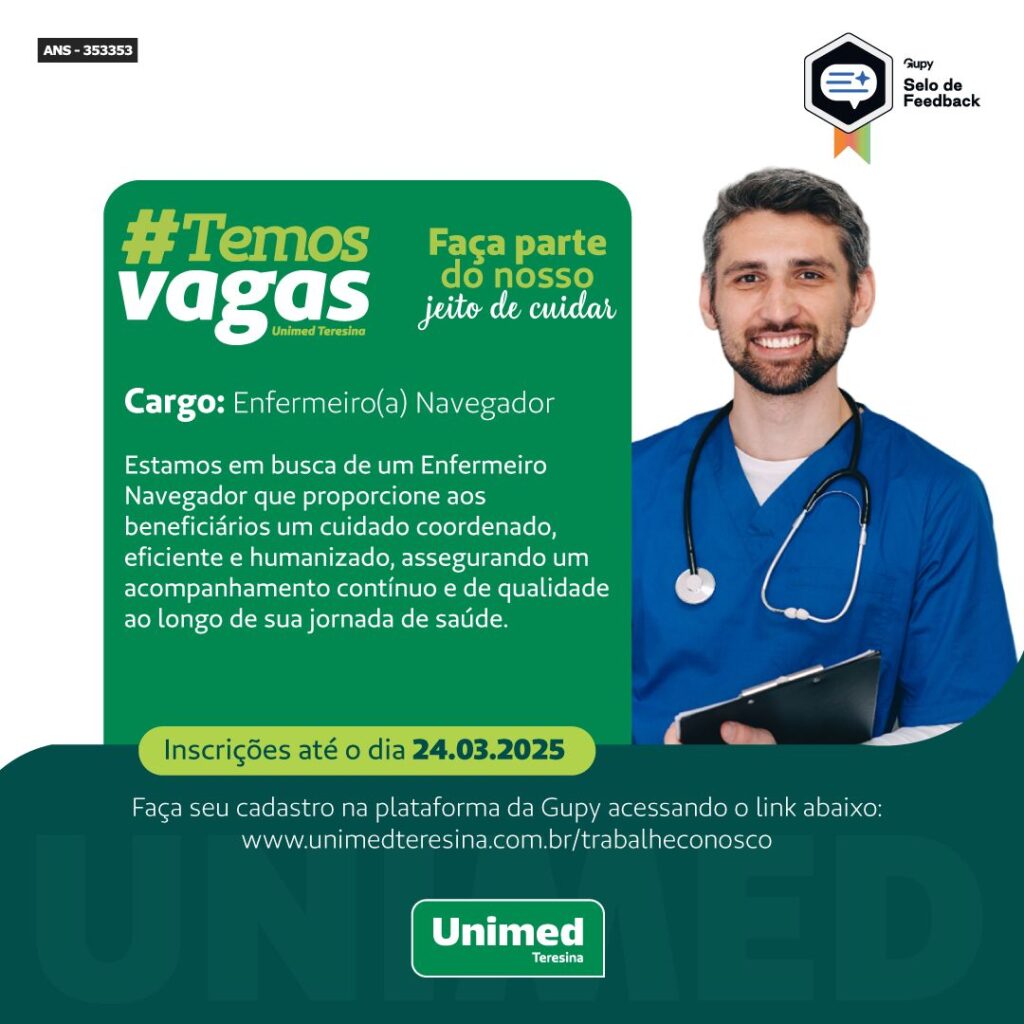 Vaga para Enfermeiro(a) Navegador