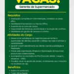 Vaga para Gerente de Supermercado