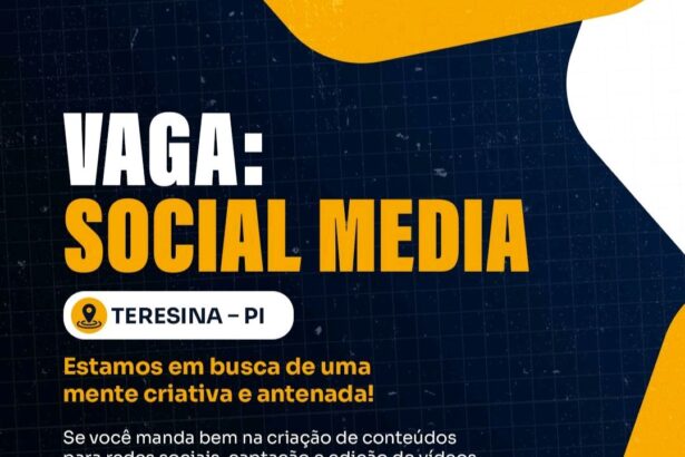 Vaga para Social Media