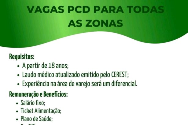 Vagas para PCD