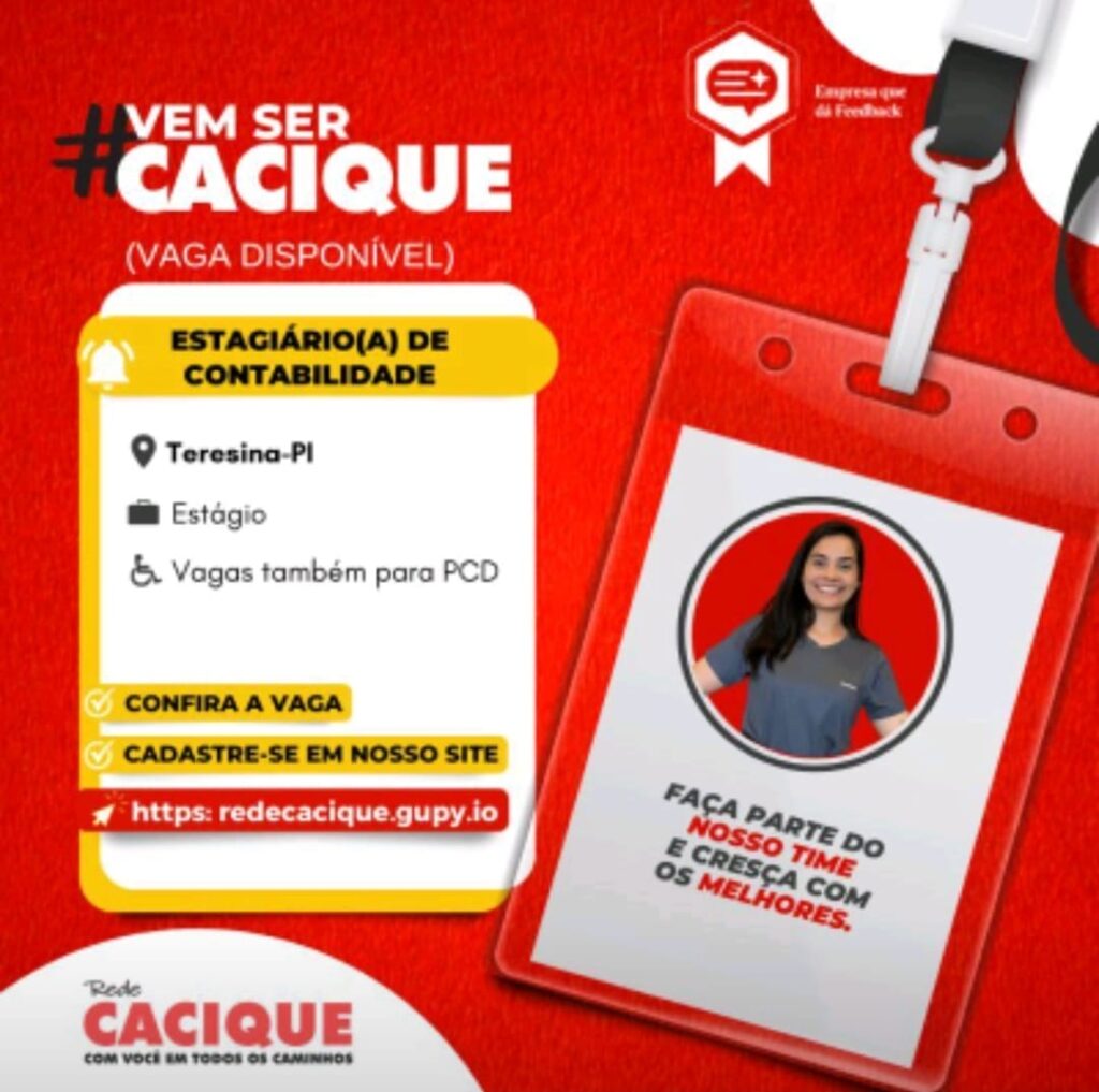 Vaga de Estágio para Contabilidade