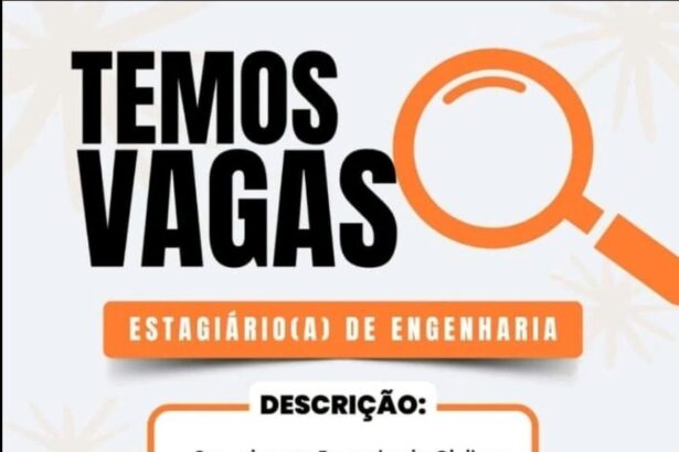 Vaga de Estágio para Engenharia