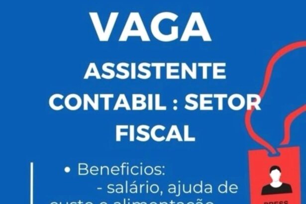 Vaga para Assistente Contábil