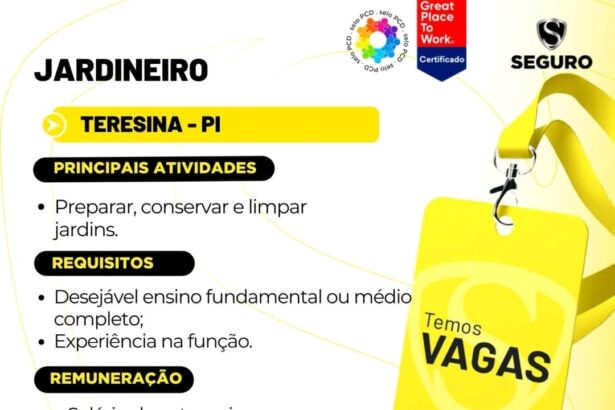 Vaga para Jardineiro