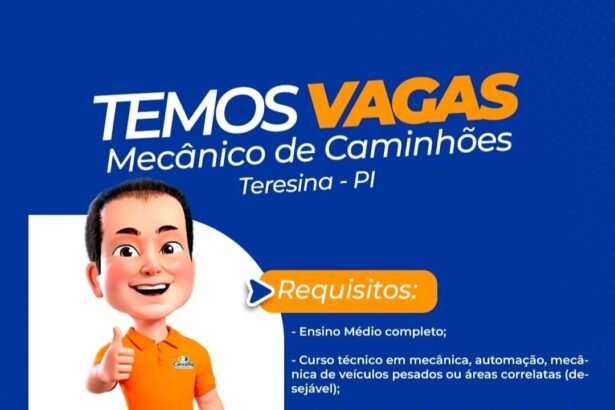 Vaga para Mecânico de Caminhões