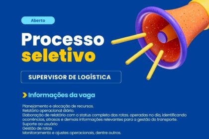 Vaga para Supervisor de Logística