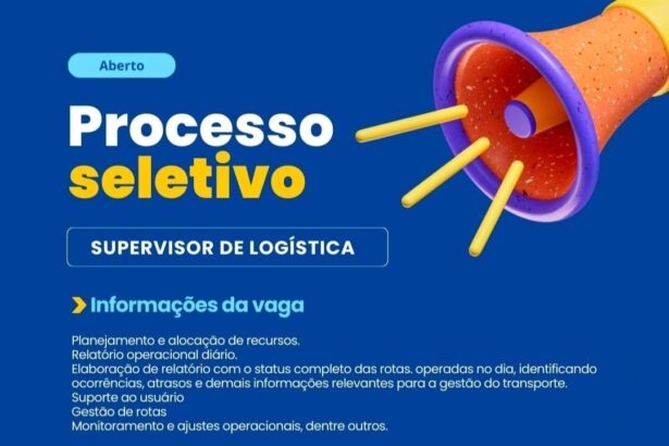 Vaga para Supervisor de Logística