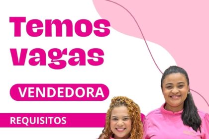 Vaga para Vendedora