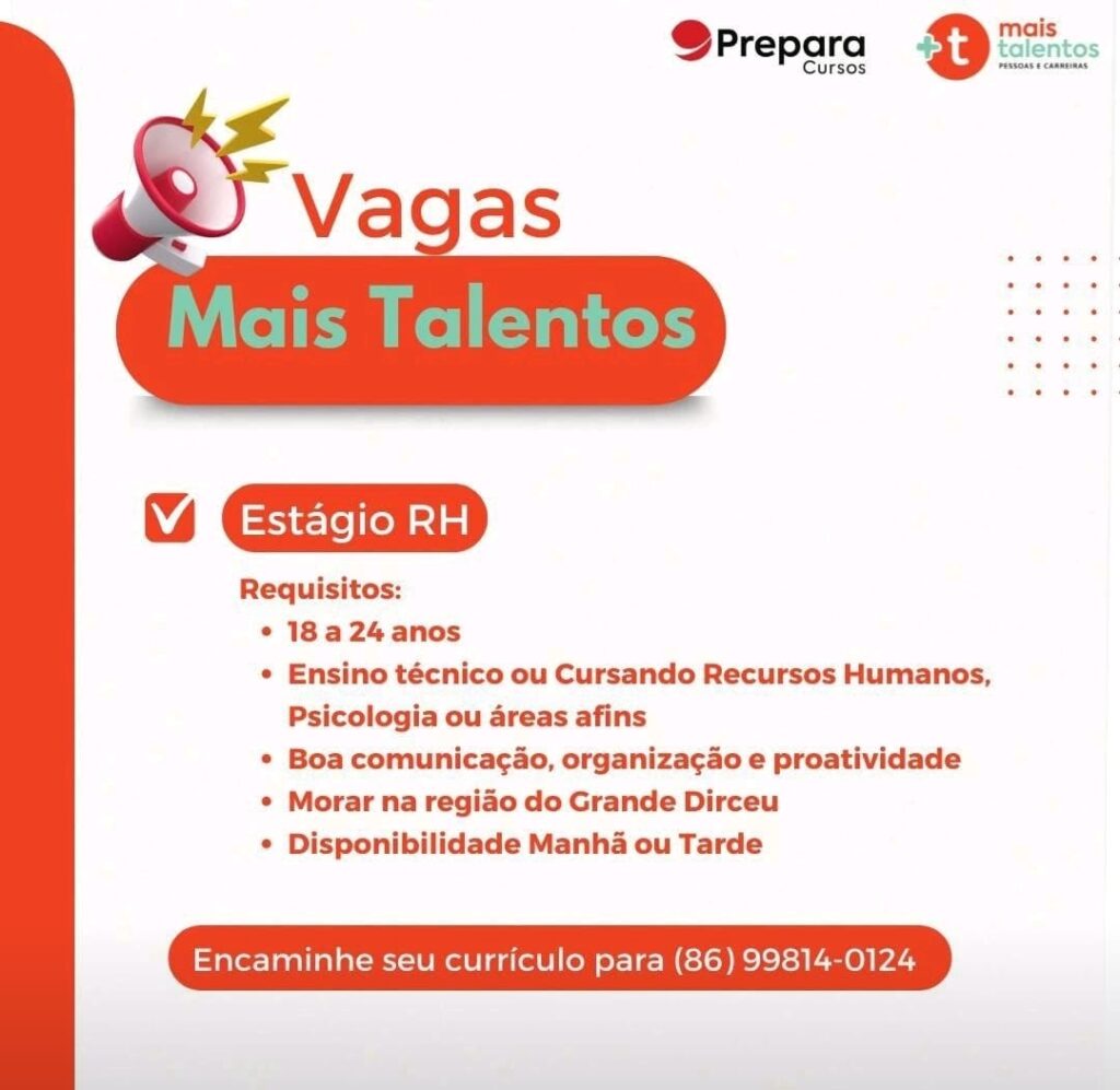 Vaga de Estágio para RH
