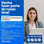 Vaga para Analista de DP