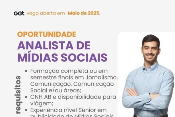 Vaga para Analista de Mídias Sociais