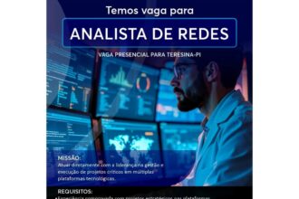 Vaga para Analista de Redes