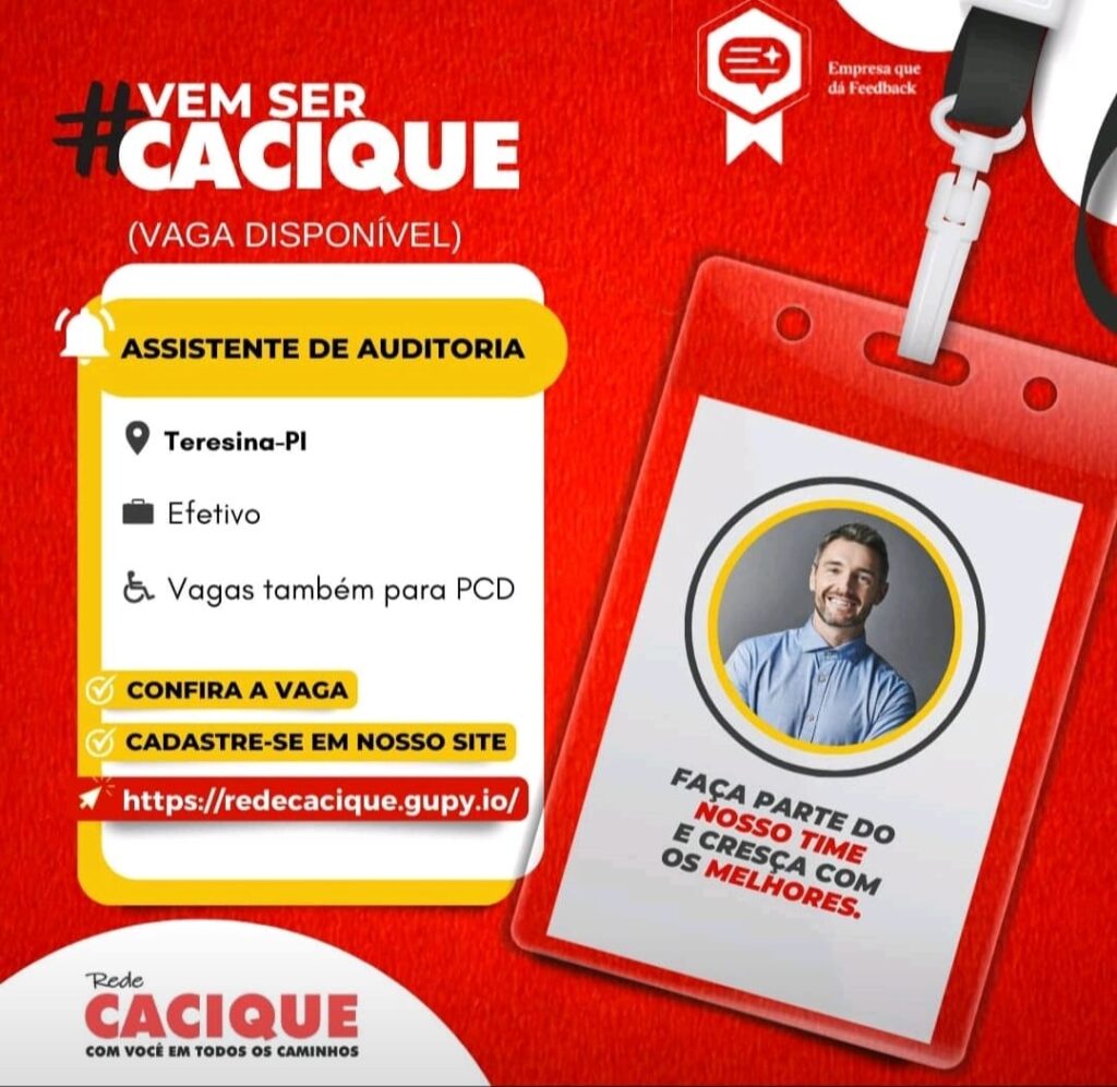 Vaga para Assistente de Auditoria