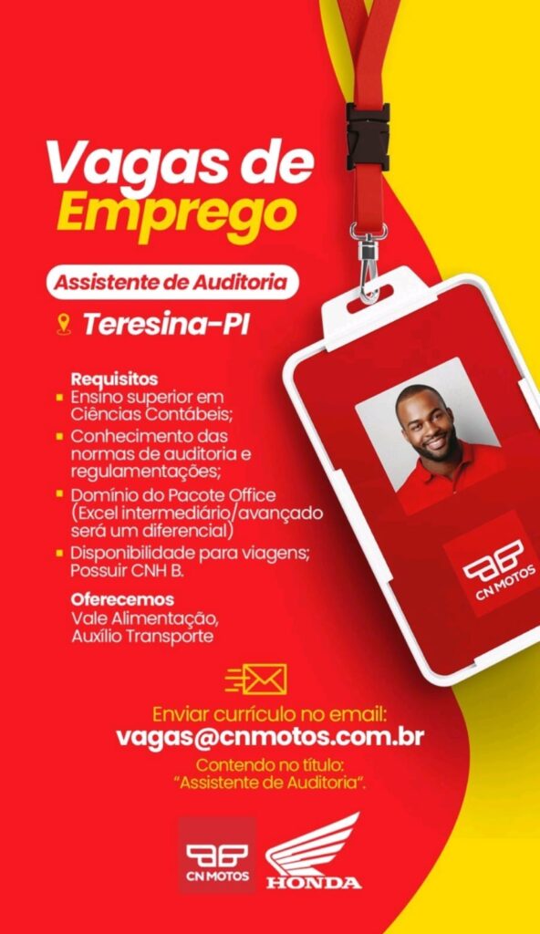 Vaga para Atendente de Auditoria