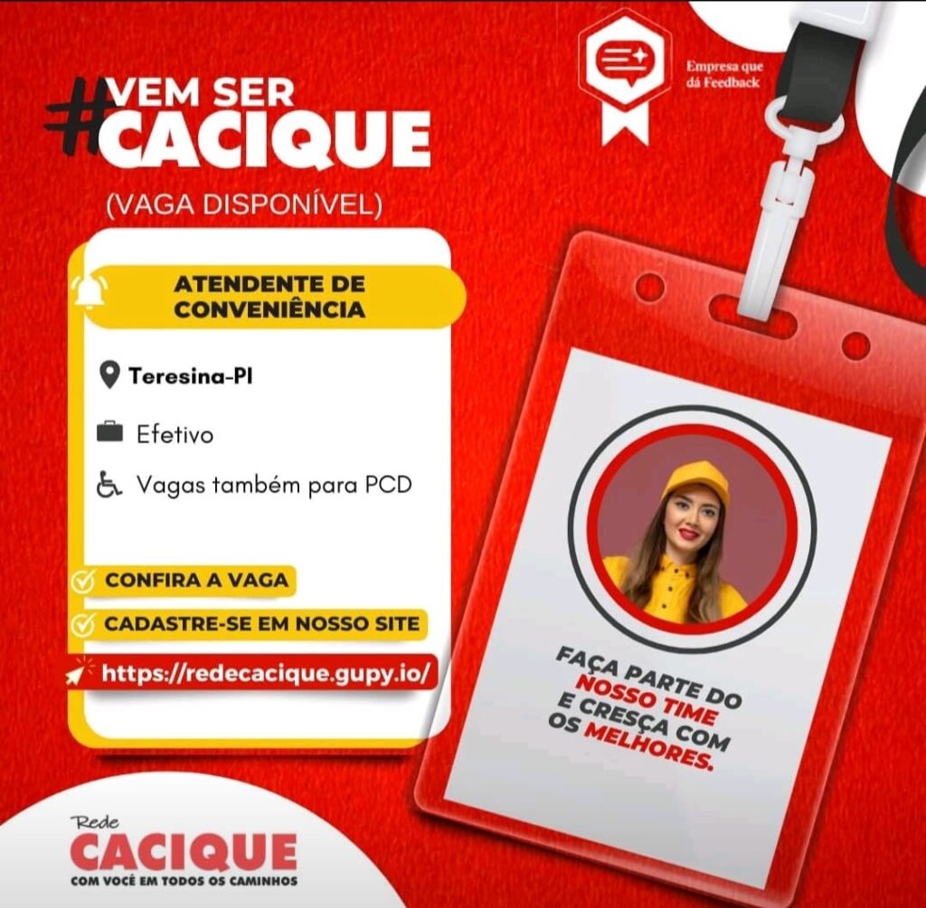 Vaga para Atendente de Conveniência