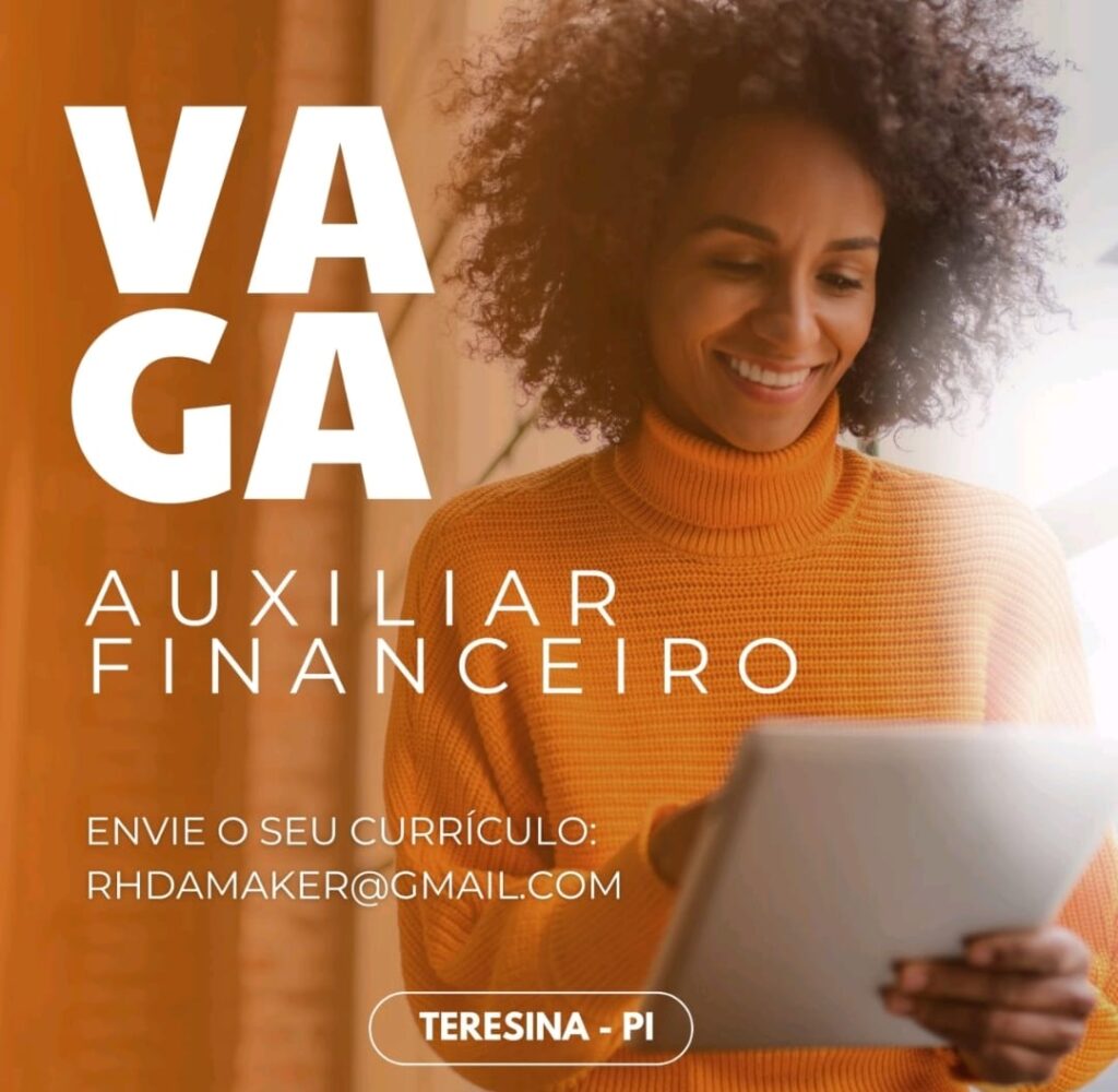 Vaga para Auxiliar Financeiro