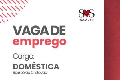 Vaga para Doméstica