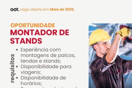 Vaga para Montador de Stands