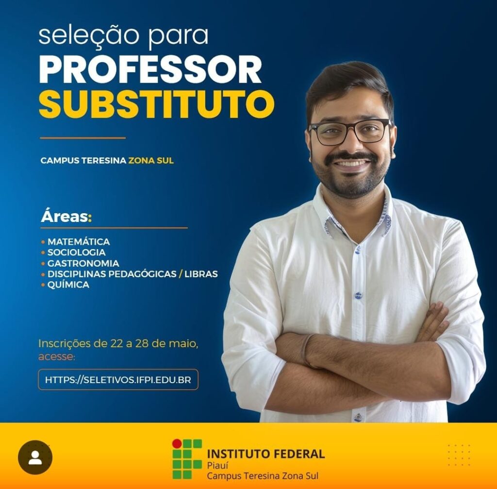 Vaga para Professor Substituto