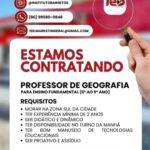 Vaga para Professor de Geografia