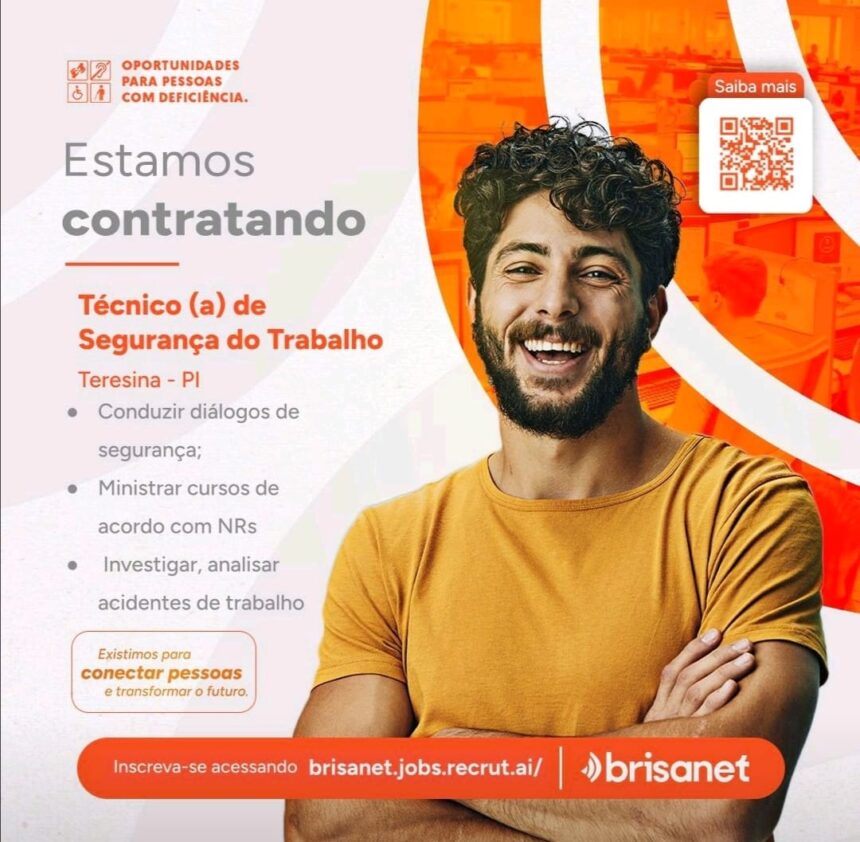 Vaga para Técnico em Segurança do Trabalho