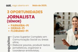 Vagas para Jornalista