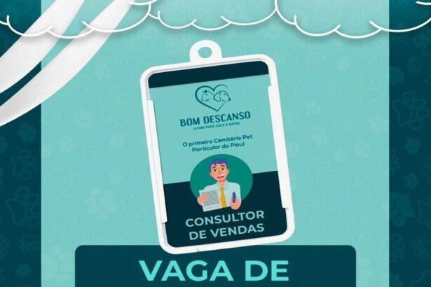 Vaga para Consultor de Vendas