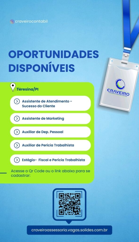 Diversas vagas em Teresina