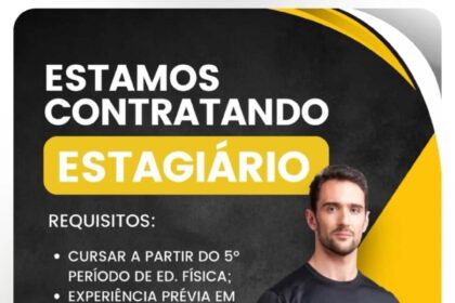 Vaga de Estágio para Educação Física