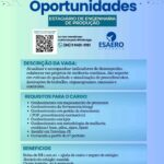 Vaga de Estágio para Engenharia de Produção