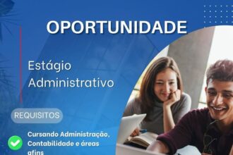Vaga de estágio para Administração