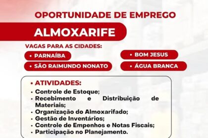 Vaga para Almoxarife