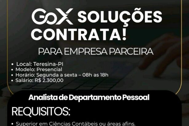 Vaga para Analista de DP
