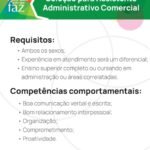 Vaga para Assistente Adm Comercial