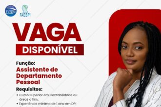 Vaga para Assistente de DP
