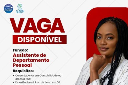Vaga para Assistente de DP