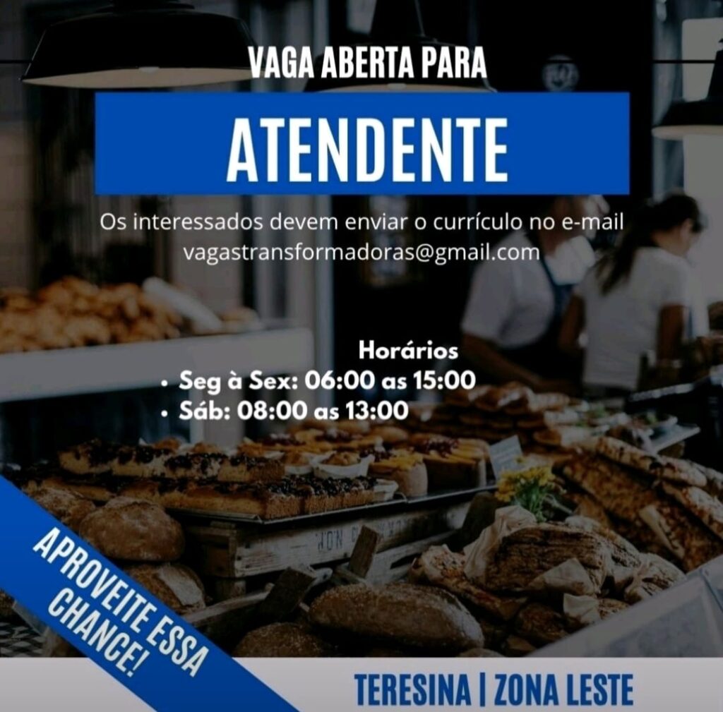 Vaga para Atendente