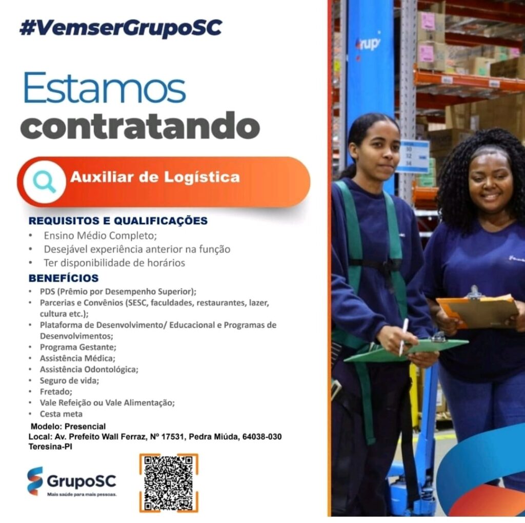 Vaga para Auxiliar de Logística