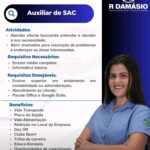 Vaga para Auxiliar de SAC
