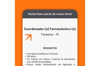 Vaga para Coordenador(a) Farmacêutico(a)