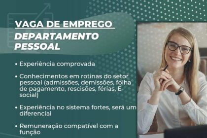 Vaga para DP