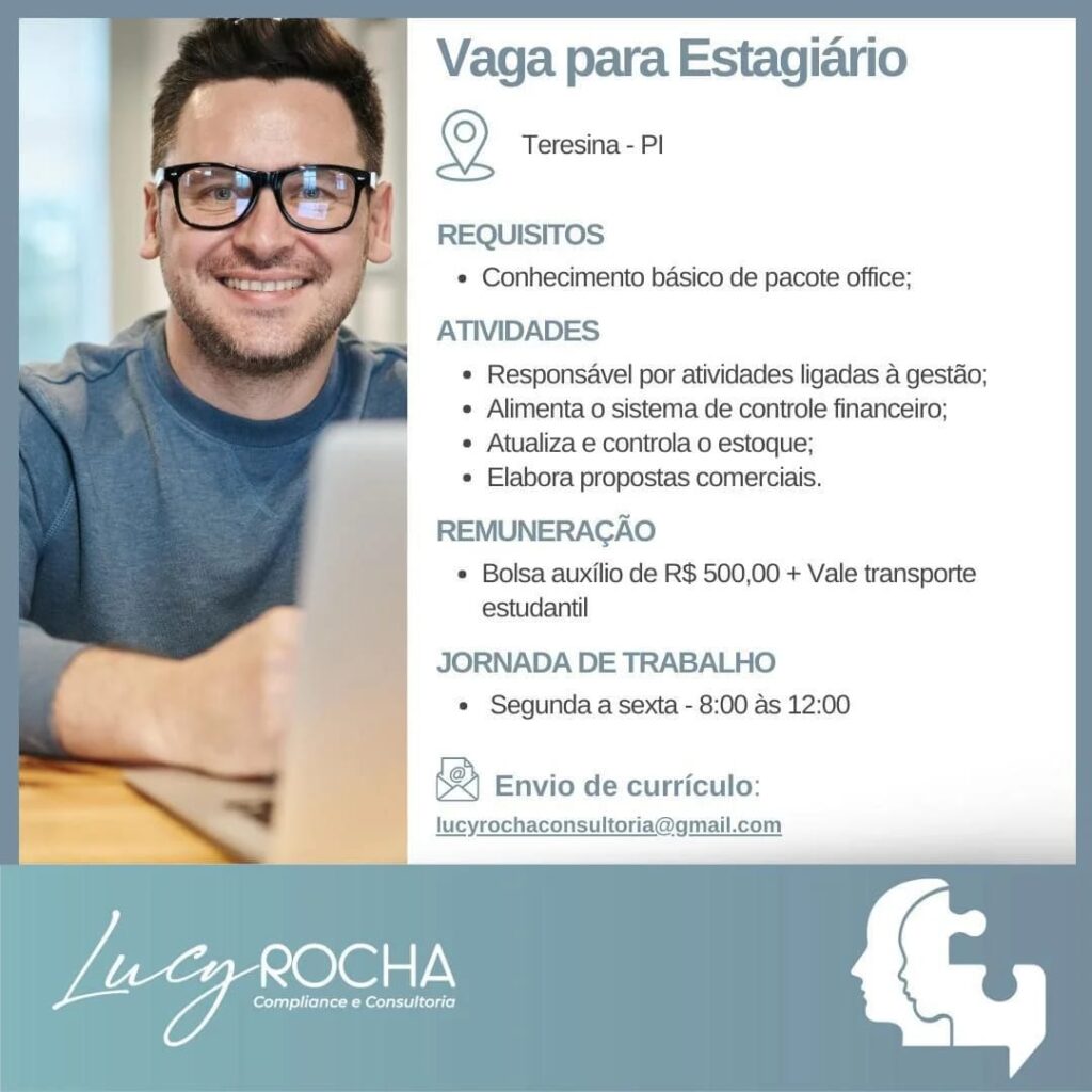 Vaga para Estagiário