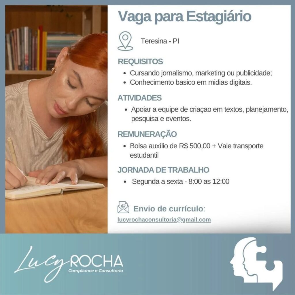 Vaga para Estagiário