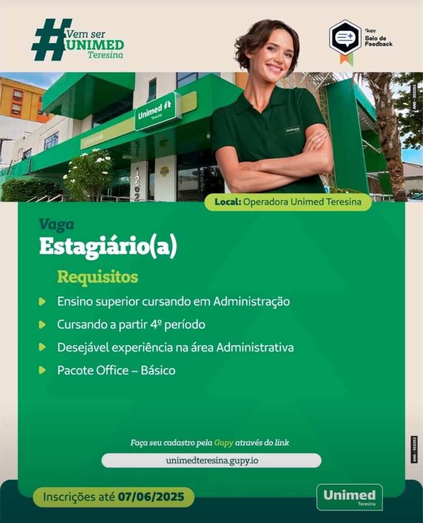 Vaga para Estagiário(a)